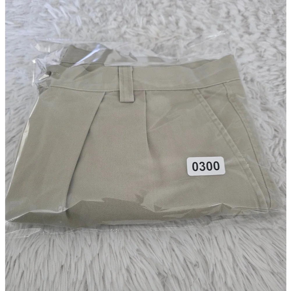 Dockers‎ Mens Pleated Relaxed Fit Khaki Chino Pants Tan Cotton 40x34